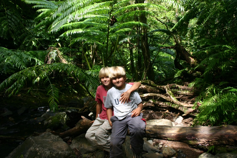 A quick rest in the cool shade.